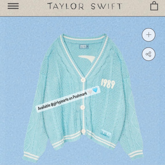 1989 Cardigan (Taylor’s Version) Offical Taylor Swift Merch / Cardigan NEW - Picture 4 of 17
